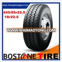 High performance China BOSTONE cst tbr truck tires radial truck tyre 445/65r22.5 18r22.5